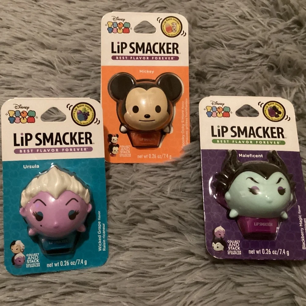 Disney Tsum Tsum Lip Smacker Bundle 3 pack New